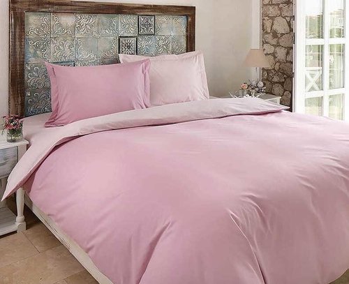 Постельное белье Ozdilek RANFORCE COLORMIX хлопковый ранфорс розовый 1,5 спальный, фото, фотография