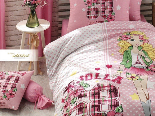 Детское постельное белье Istanbul Home Collection GENC RANFORCE JOLLA хлопковый ранфорс 1,5 спальный, фото, фотография