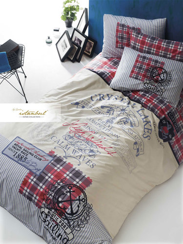 Детское постельное белье Istanbul Home Collection GENC RANFORCE ROUTE хлопковый ранфорс 1,5 спальный, фото, фотография