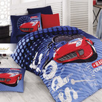 Детское постельное белье Istanbul Home Collection GENC RANFORCE SPORT RACE хлопковый ранфорс 1,5 спальный, фото, фотография
