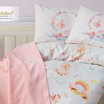 Постельное белье для новорожденных с пледом из велсофта Istanbul Home Collection UNICORN, фото, фотография