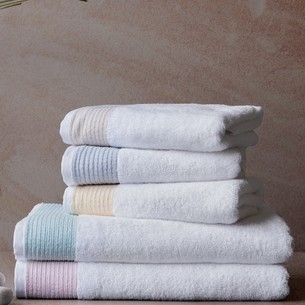 Полотенце для ванной Soft Cotton MOLLIS хлопковая махра бежевый 50х100