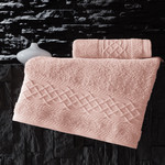 Полотенце для ванной Karna GRAVIT хлопковая махра абрикосовый 70х140, фото, фотография