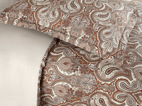 Постельное белье Karna EXCLUSIVE ROYAL хлопковый сатин евро, фото, фотография