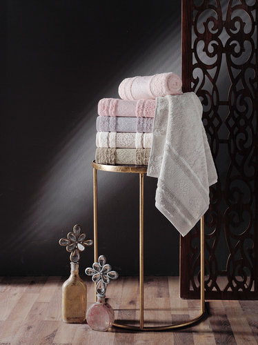 Набор полотенец для ванной 6 шт. Pupilla NEPAL хлопковая махра 50х90, фото, фотография