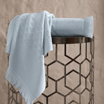 Полотенце для ванной Karna MONARD бамбуковая махра ментол 70х140, фото, фотография