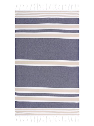 Полотенце пештемаль для пляжа, сауны, бани Begonville CLASSIC SAMSARA хлопок royale 100х180, фото, фотография