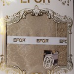 Скатерть прямоугольная Efor KDK жаккард кофейный 140х180, фото, фотография