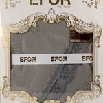 Скатерть круглая Efor KDK жаккард серый D=160, фото, фотография