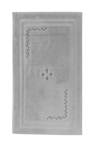 Коврик Soft Cotton BARON хлопковая махра серый 50х90, фото, фотография