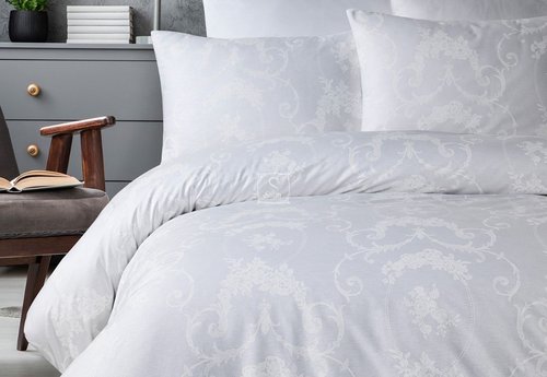 Постельное белье Ecosse RANFORCE GLORY хлопковый ранфорс белый 1,5 спальный, фото, фотография