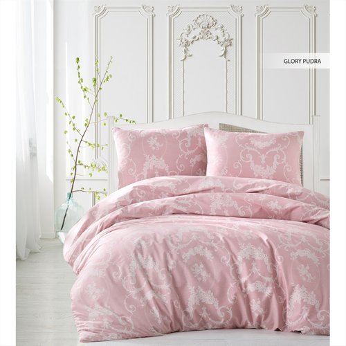 Постельное белье Ecosse RANFORCE GLORY хлопковый ранфорс розовый 1,5 спальный, фото, фотография