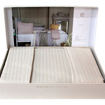 Вафельная простыня для укрывания Pupilla DALI хлопок бежевый 220х240, фото, фотография