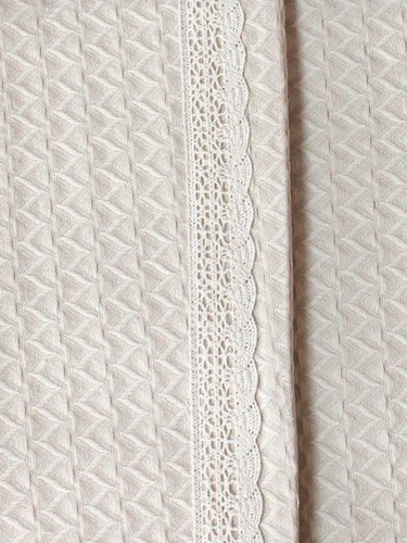 Вафельная простыня для укрывания Pupilla DALI хлопок бежевый 220х240, фото, фотография