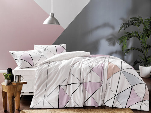 Комплект подросткового постельного белья TAC MARVEL хлопковый ранфорс пудра 1,5 спальный, фото, фотография