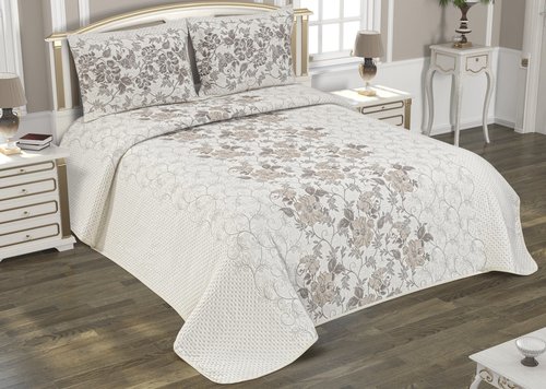 Покрывало гобеленовое Efor BRULLA жаккард хлопок/полиэстер пудра 240х260, фото, фотография