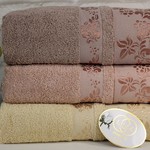 Набор полотенец для ванной 6 шт. Luzz BUKET хлопковая махра 70х140, фото, фотография