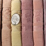 Набор полотенец для ванной 6 шт. Luzz BUKET хлопковая махра 70х140, фото, фотография