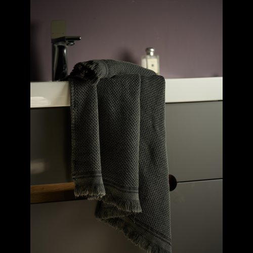 Пештемаль (полотенце, парео) Buldans PARGA хлопок серый 50х90, фото, фотография