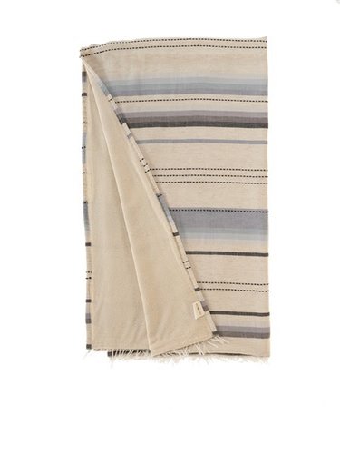 Пештемаль (пляжное полотенце, парео) Buldans SALINAS хлопок серый 90х150, фото, фотография