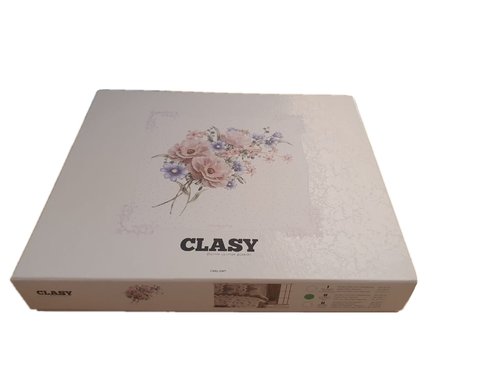 Постельное белье Clasy ESTE хлопковый ранфорс V1 евро, фото, фотография