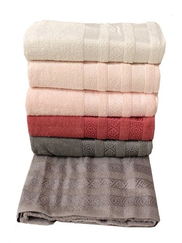 Набор полотенец для ванной 6 шт. Miss Cotton VERA хлопковая махра 70х140, фото, фотография