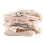 Полотенце пештемаль для пляжа, сауны, бани Begonville BEACON хлопок natural 90х180, фото, фотография