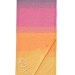 Полотенце пештемаль для пляжа, сауны, бани Begonville BREEZE BELLA хлопок sunset 90х180, фото, фотография