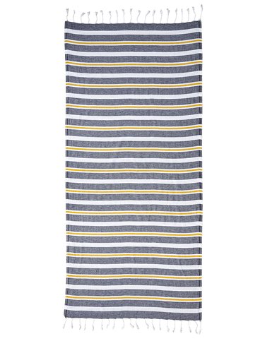 Полотенце пештемаль для пляжа, сауны, бани Begonville BREEZE BERYL хлопок black 90х180, фото, фотография