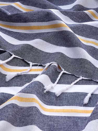 Полотенце пештемаль для пляжа, сауны, бани Begonville BREEZE BERYL хлопок black 90х180, фото, фотография