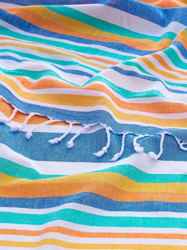 Полотенце пештемаль для пляжа, сауны, бани Begonville BREEZE BLAKE хлопок spicy 90х180, фото, фотография