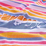 Полотенце пештемаль для пляжа, сауны, бани Begonville BREEZE BLAKE хлопок summer 90х180, фото, фотография