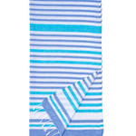 Полотенце пештемаль для пляжа, сауны, бани Begonville BREEZE HALI хлопок blues 90х180, фото, фотография