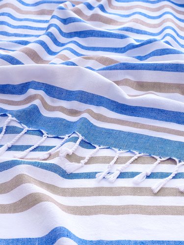 Полотенце пештемаль для пляжа, сауны, бани Begonville BREEZE HALI хлопок regal 90х180, фото, фотография