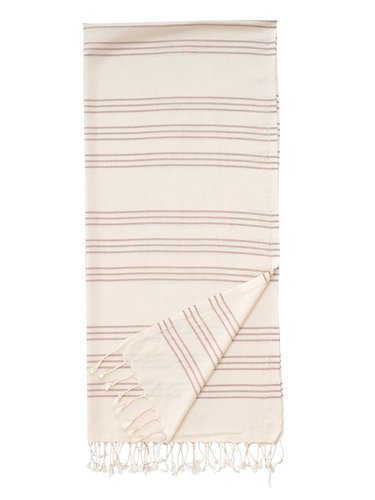 Полотенце пештемаль для пляжа, сауны, бани Begonville BREEZE ZOE хлопок beige 90х180, фото, фотография