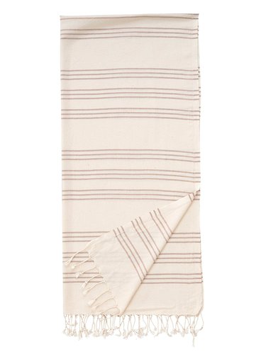 Полотенце пештемаль для пляжа, сауны, бани Begonville BREEZE ZOE хлопок beige 90х180, фото, фотография