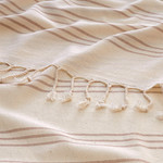 Полотенце пештемаль для пляжа, сауны, бани Begonville BREEZE ZOE хлопок beige 90х180, фото, фотография