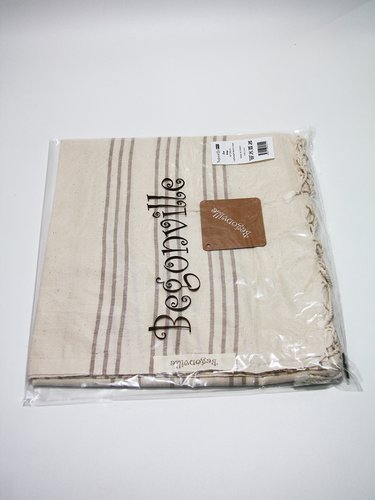 Полотенце пештемаль для пляжа, сауны, бани Begonville BREEZE ZOE хлопок beige 90х180, фото, фотография