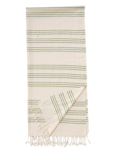 Полотенце пештемаль для пляжа, сауны, бани Begonville BREEZE ZOE хлопок olive 90х180, фото, фотография