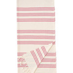 Полотенце пештемаль для пляжа, сауны, бани Begonville BREEZE ZOE хлопок red 90х180, фото, фотография