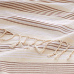 Полотенце пештемаль для пляжа, сауны, бани Begonville BREEZE LOU хлопок brown 90х180, фото, фотография