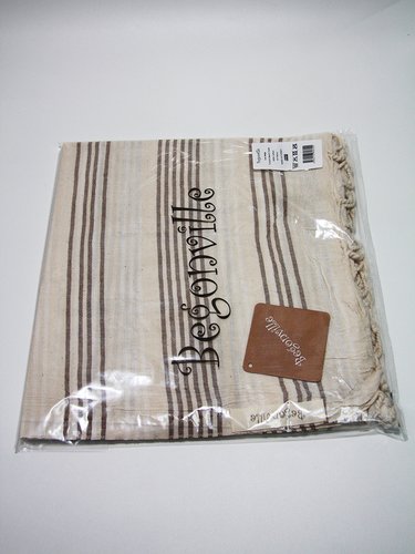 Полотенце пештемаль для пляжа, сауны, бани Begonville BREEZE LOU хлопок brown 90х180, фото, фотография