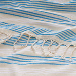 Полотенце пештемаль для пляжа, сауны, бани Begonville BREEZE LOU хлопок blue 90х180, фото, фотография