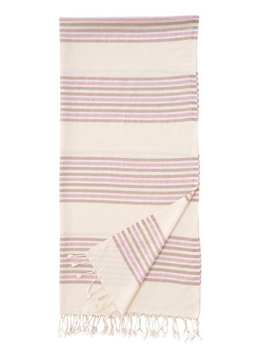 Полотенце пештемаль для пляжа, сауны, бани Begonville BREEZE MIA хлопок lilac 90х180, фото, фотография