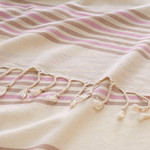 Полотенце пештемаль для пляжа, сауны, бани Begonville BREEZE MIA хлопок lilac 90х180, фото, фотография