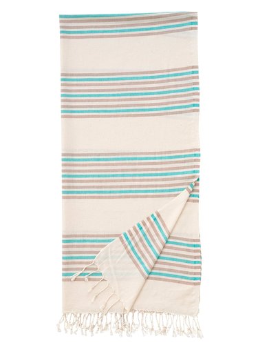 Полотенце пештемаль для пляжа, сауны, бани Begonville BREEZE MIA хлопок green 90х180, фото, фотография