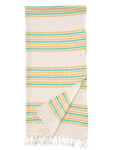 Полотенце пештемаль для пляжа, сауны, бани Begonville BREEZE MIA хлопок lemon 90х180, фото, фотография