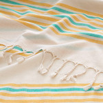 Полотенце пештемаль для пляжа, сауны, бани Begonville BREEZE MIA хлопок lemon 90х180, фото, фотография