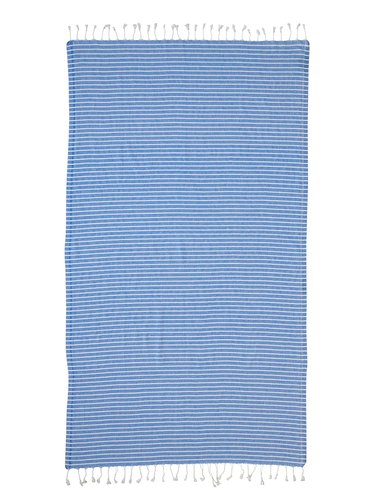 Полотенце пештемаль для пляжа, сауны, бани Begonville BREEZE EMILIA хлопок blue 90х180, фото, фотография