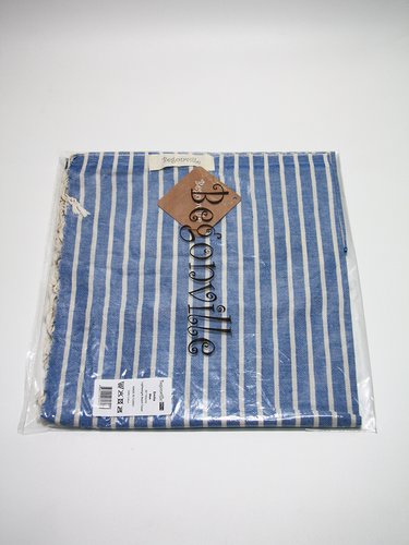 Полотенце пештемаль для пляжа, сауны, бани Begonville BREEZE EMILIA хлопок blue 90х180, фото, фотография